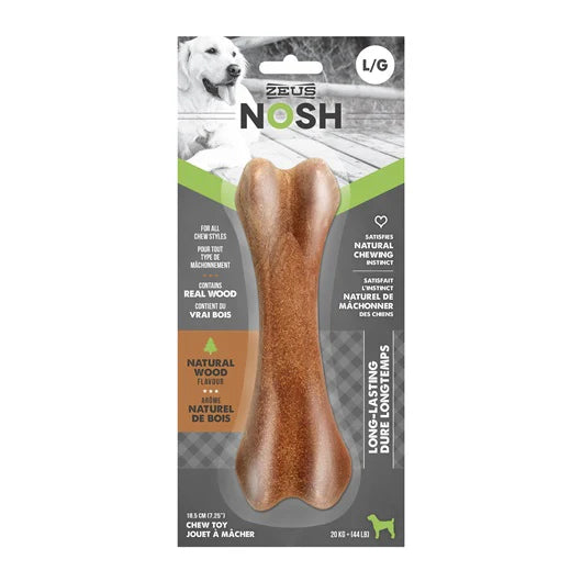 Zeus Hueso mordedor de madera y nylon Zeus Nosh Tamaño: 15cm