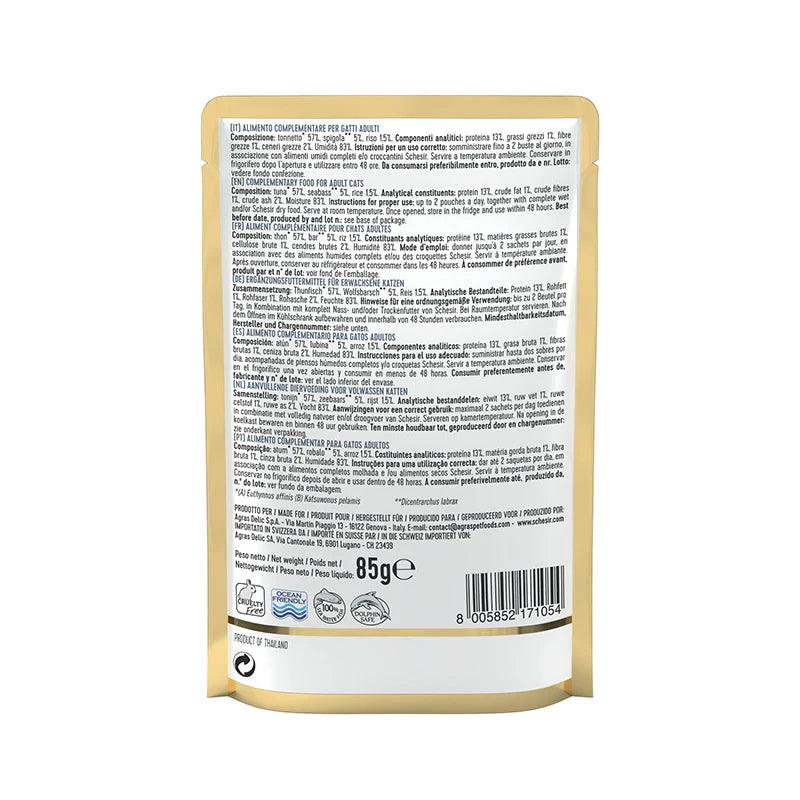 Schesir Atún con Lubina 85 gr