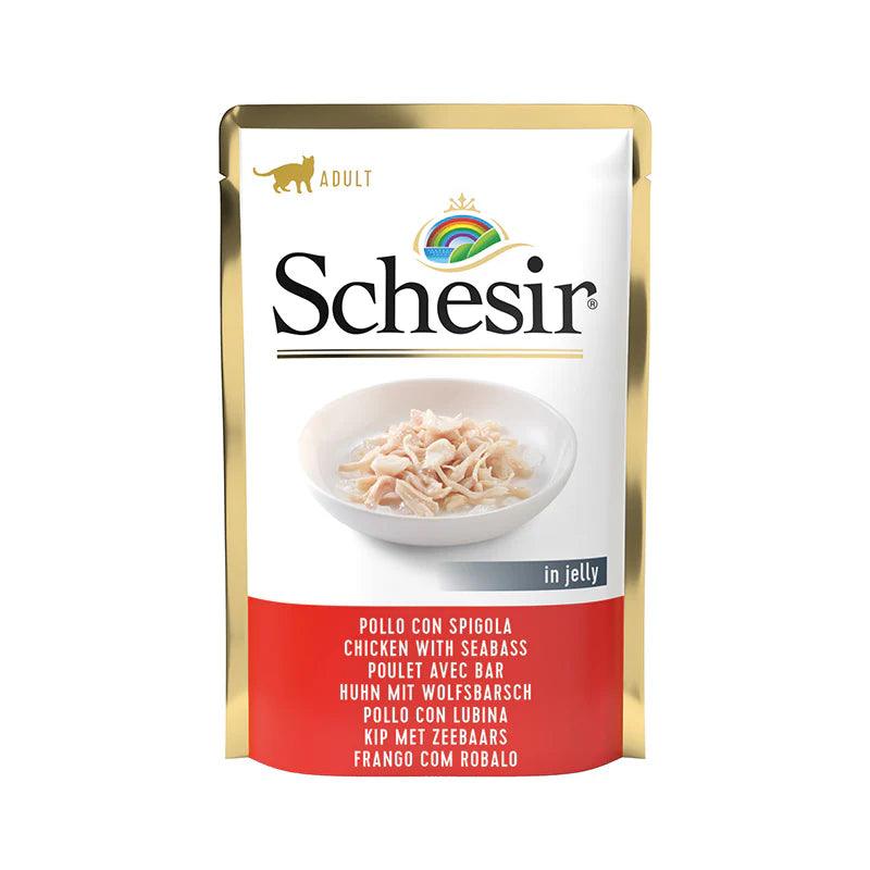 Schesir Pollo con Lubina en gelatina 85 gr