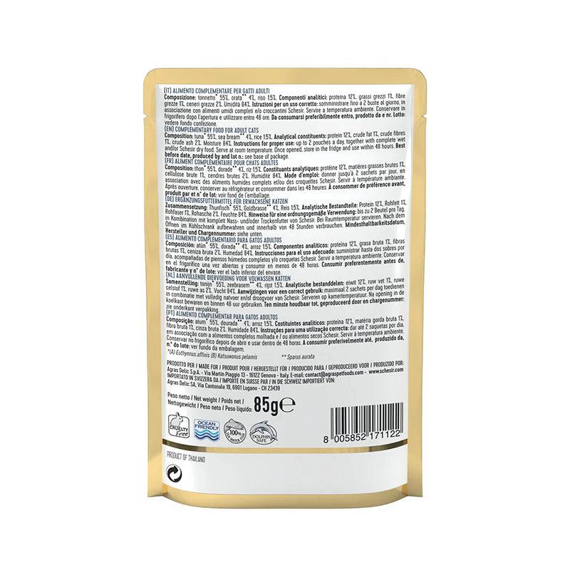 Schesir Atún con Dorada en gelatina 85 gr