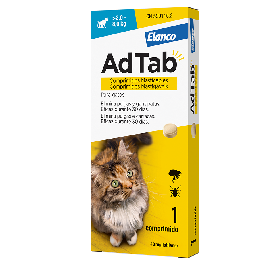 ADTAB 48mg Gato (2 a 8 kg) (1 comprimido)