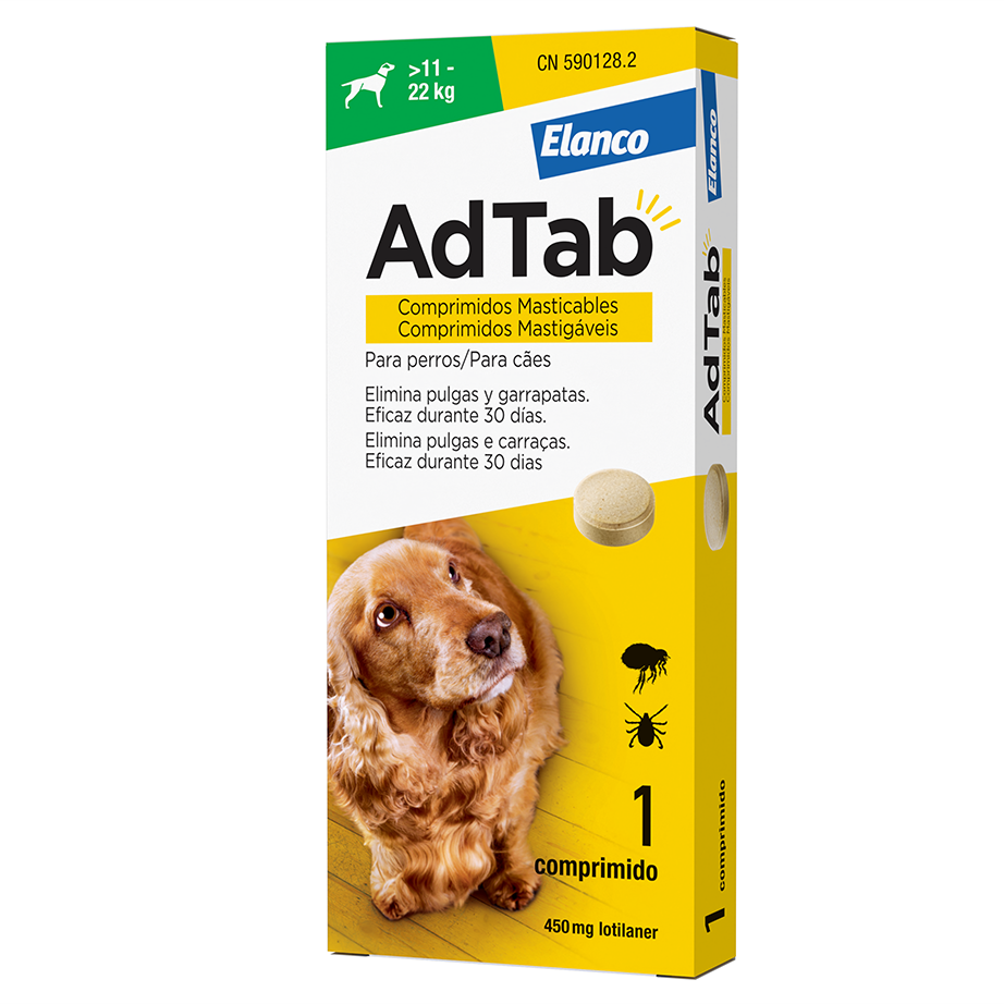 ADTAB 450mg Perro (11 a 22 kg) (1 comprimido)