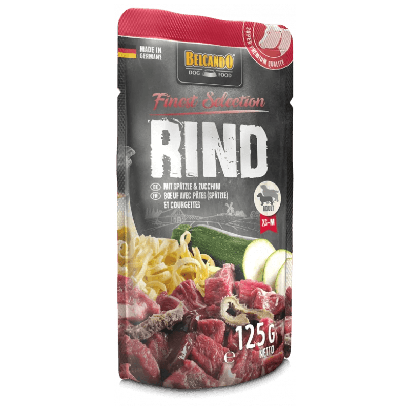 Belcando Ternera con pasta al huevo y calabacín Finest Selection