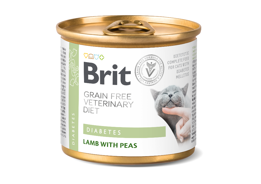 Brit HÚMEDO SG DV Gato DIABETES Cordero (6 x 200 g)