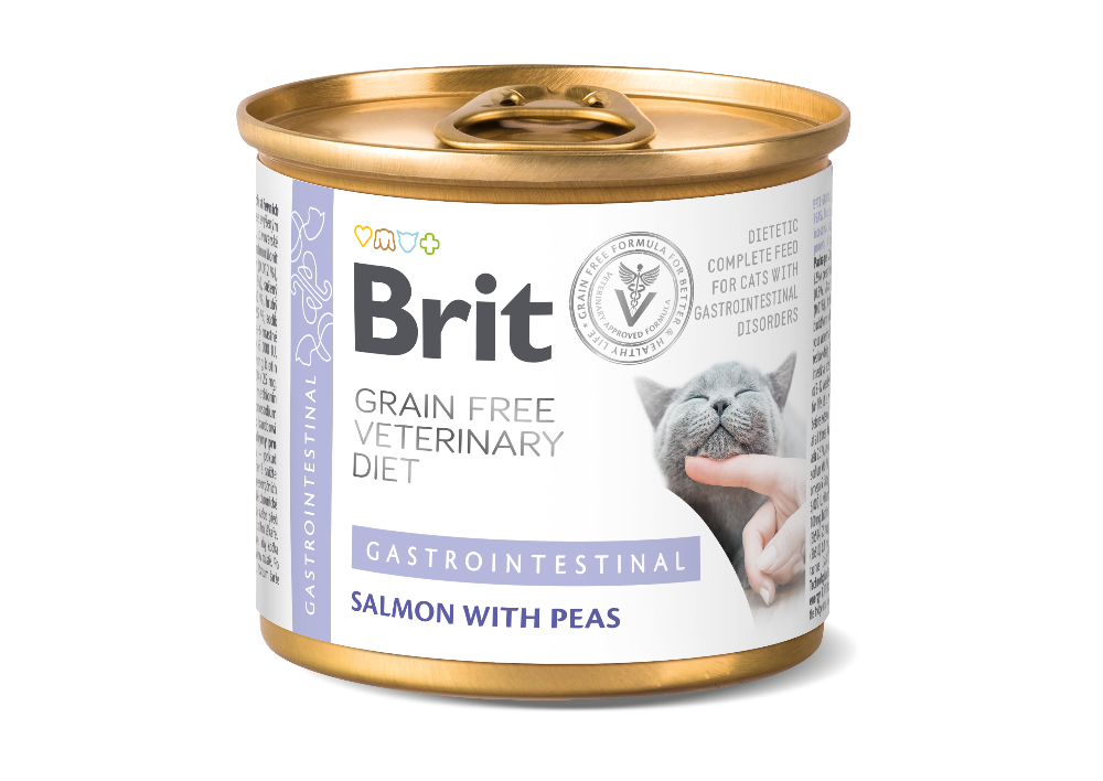 Brit HÚMEDO SG DV Gato GASTROINTESTINAL Salmón (6 x 200 g)
