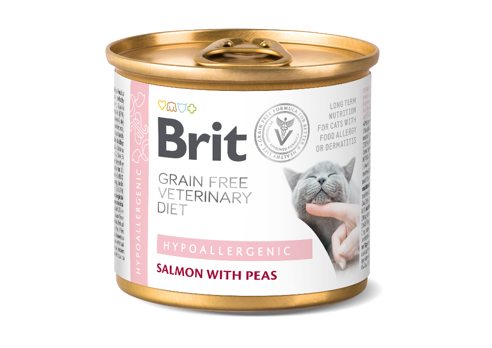 Brit HÚMEDO SG DV Gato HIPOALERGÉNICO Salmón (6 x 200 g)