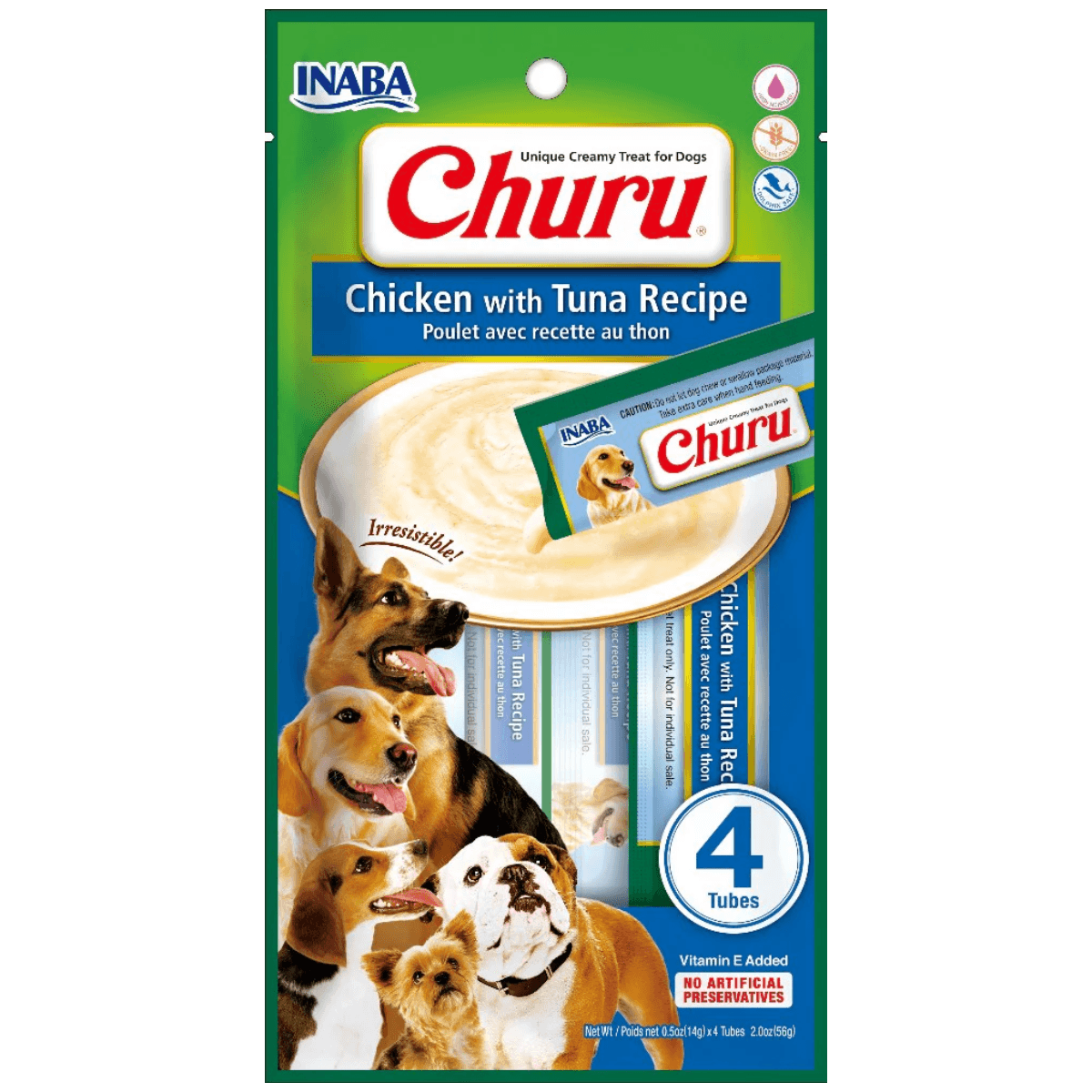 Churu DOG Receta de Pollo y Atún (12x4x14gr)