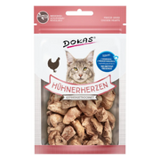 DOKAS Snack Corazón de Pollo Liofilizado Gato