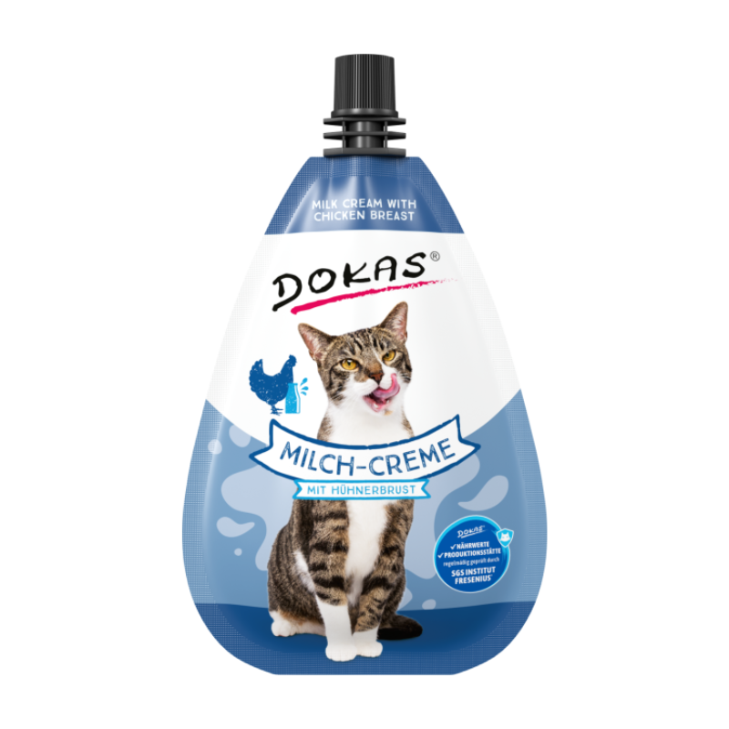 DOKAS Crema de Leche y Pollo 80gr