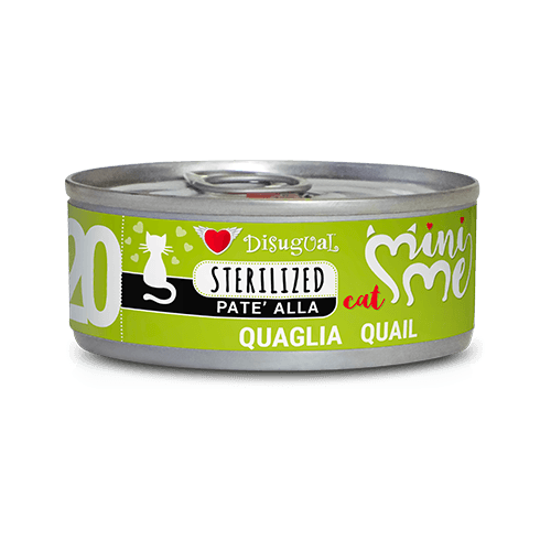Disugual Mini me 20 Gatos esterilizados - Codorniz (85g)