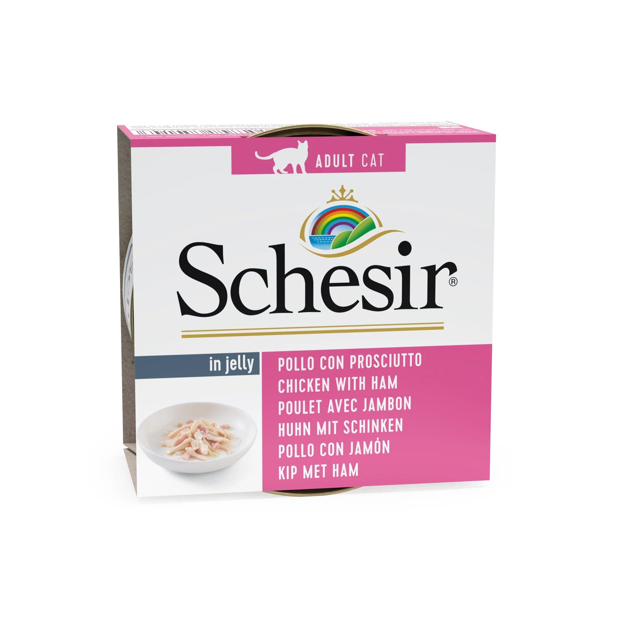 Schesir Pollo y jamón en Gelatina 85 gr