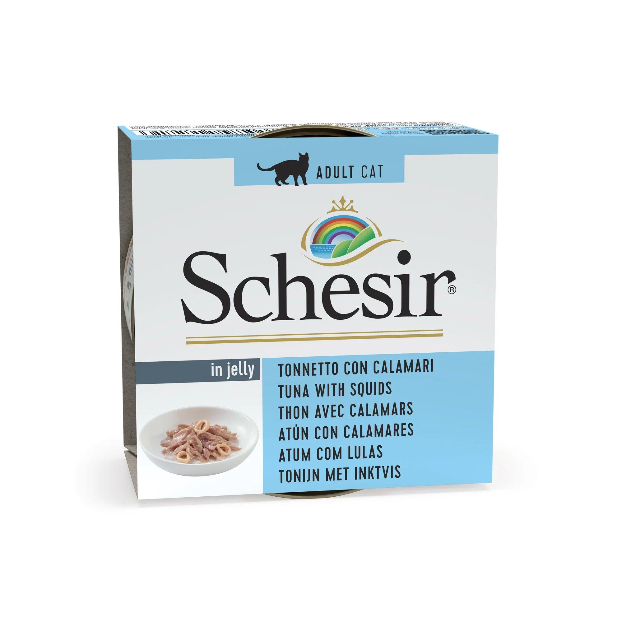 Schesir Atún con Calamares en gelatina 70 gr
