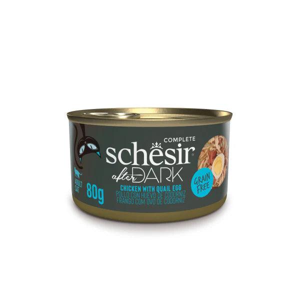 Schesir After Dark Pollo en Filetes y huevo de codorniz 80 gr