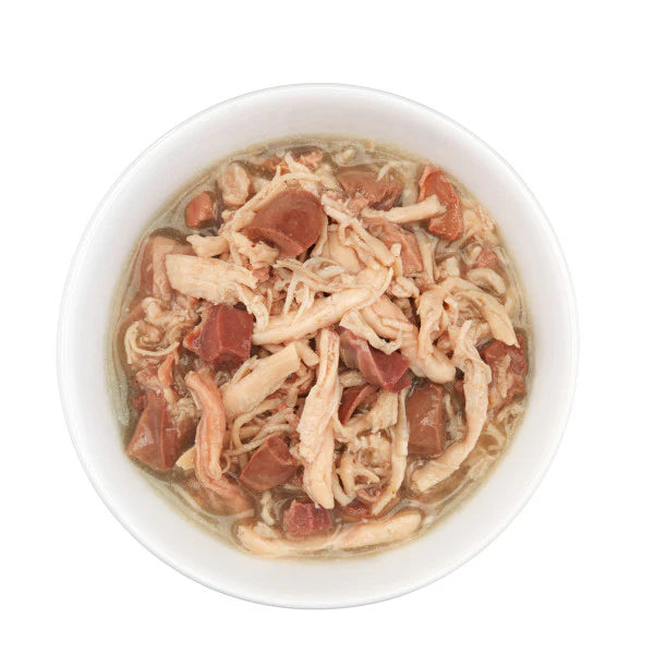Schesir CAT AFTER DARK Lata Pollo y Pato en Caldo 80 g