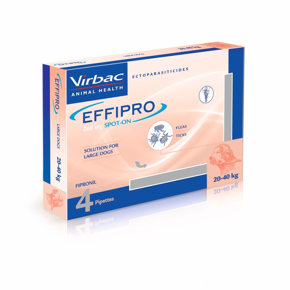 EFFIPRO SPOT ON perro (20-40kg) (4 pipetas)