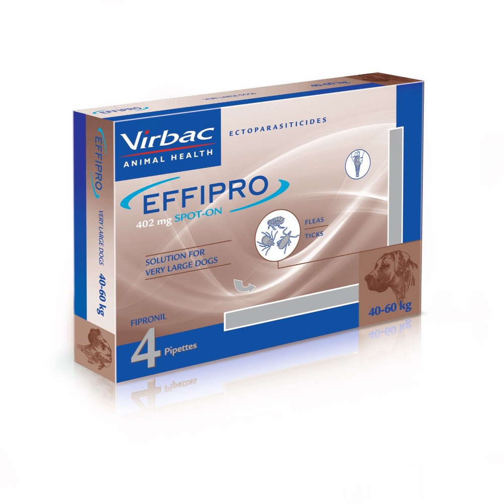 EFFIPRO SPOT ON perro (40-60kg) (4 pipetas)