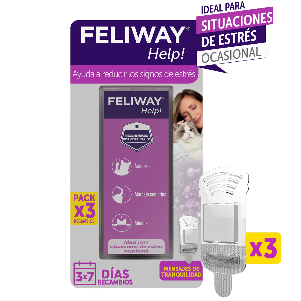 FELIWAY Help! PACK 3 recambios