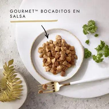 Gourmet Gold Bocaditos en Salsa Pollo y Higado (24x85gr)