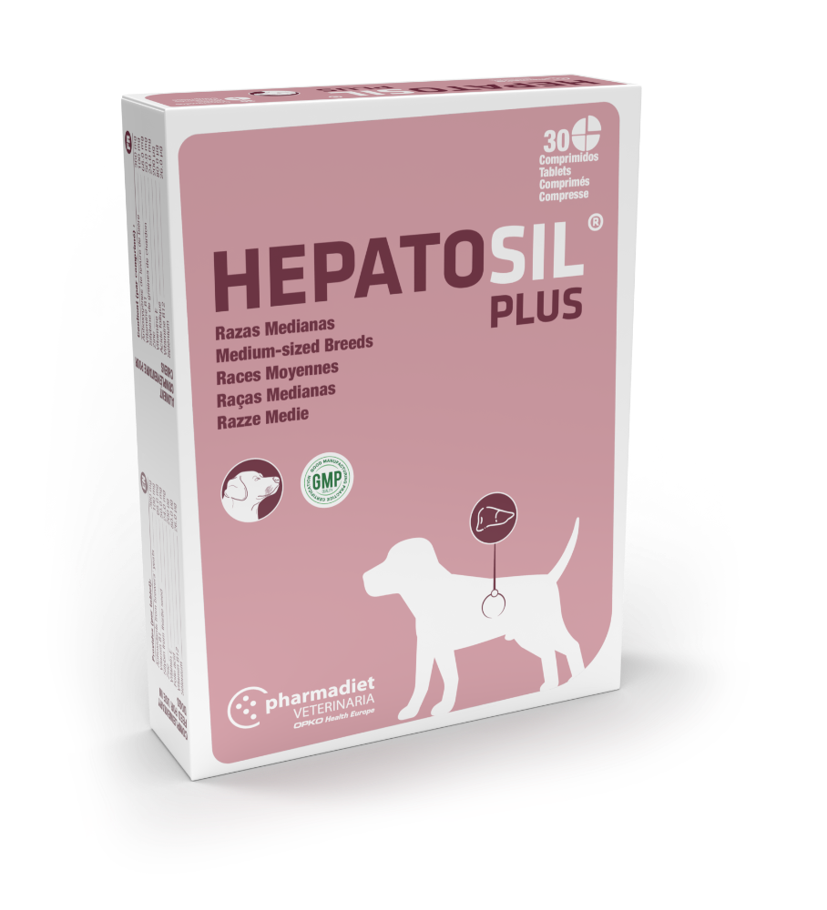 HEPATOSIL PLUS Razas medianas (30 comprimidos)