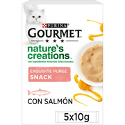 Nature's Creations Puré Salmón y Zanahoria (11x5x10gr)