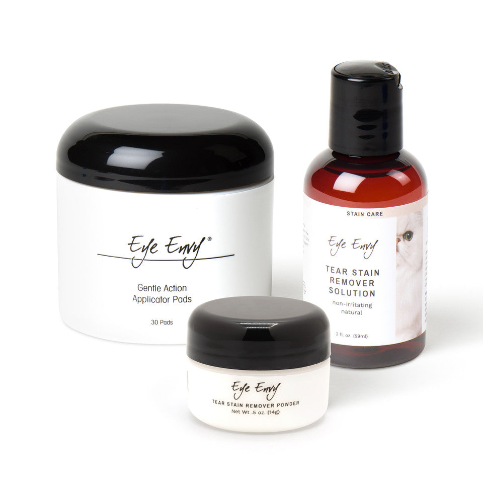 Kit de inicio removedor de manchas de lágrimas - Gato