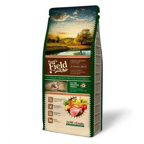 Pienso Sam's Field Junior Large Pollo con patatas 13 kg