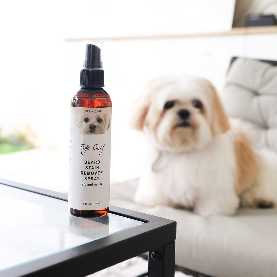 Spray removedor de manchas de barba