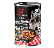 Alpha Spirit Perros Albondigas Venado Romero 6X400GR