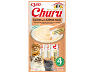 Churu Pollo con Salmón 4x14gr