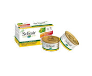 Schesir Perros Pack filetes de pollo y jamón en gelatina (4 x 85gr)