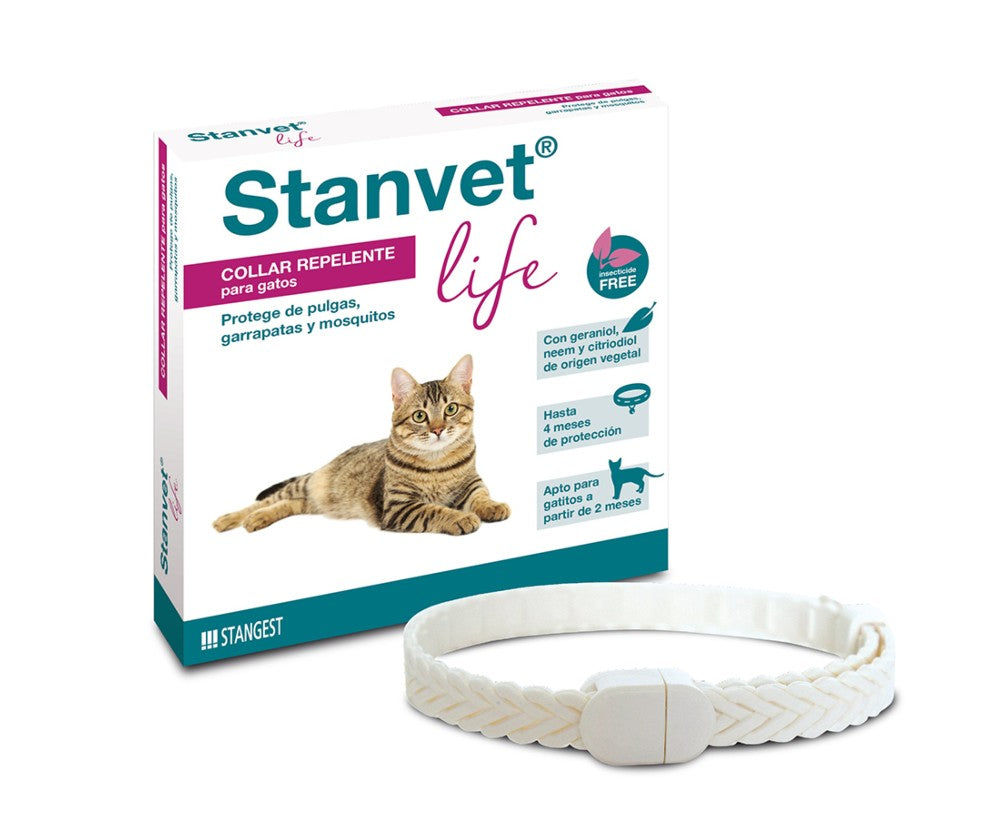 COLLAR REPELENTE STANVET LIFE GATO