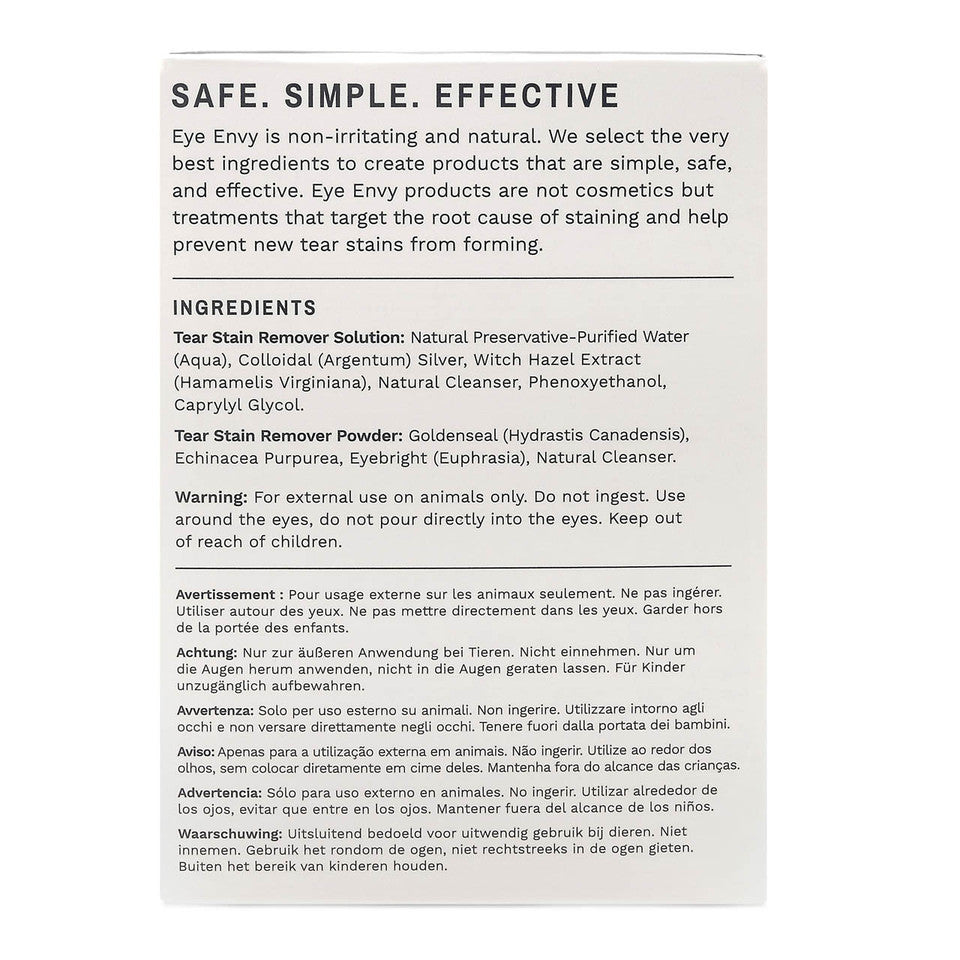 Kit de inicio removedor de manchas de lágrimas - Gato c/ Brocha ProPowder Pequeña