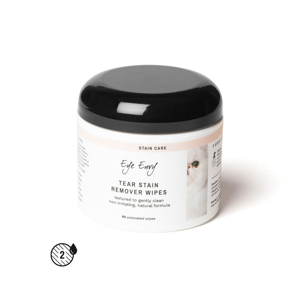 Kit de 3 pasos para eliminar manchas de lágrimas - Gatos (NUEVO)