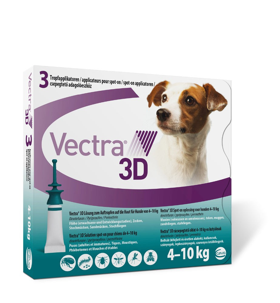 VECTRA 3D 4-10 kg (3 pipetas)