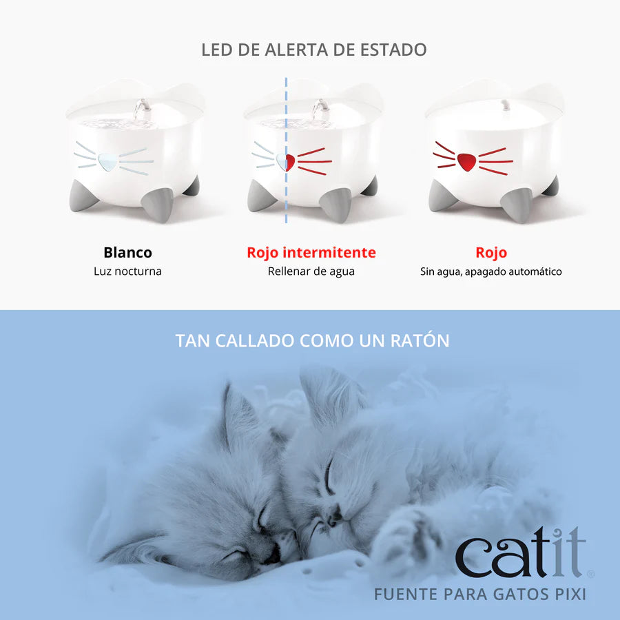 Catit Fuente para gatos Catit PIXI Color: Verde