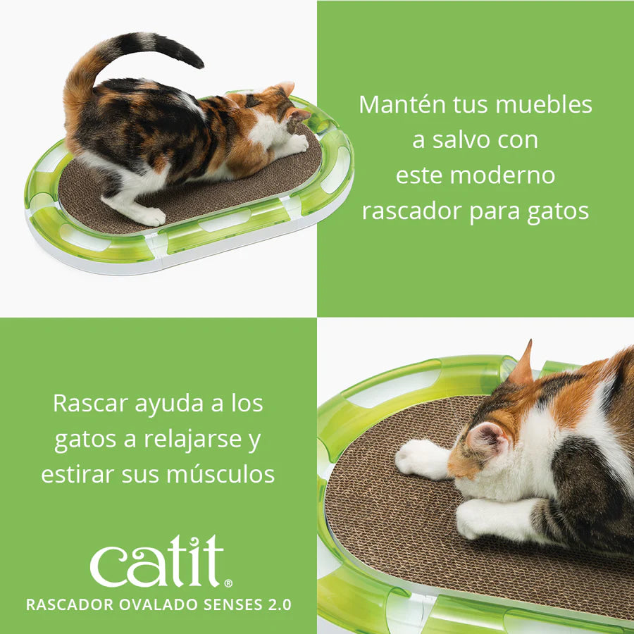 Catit Rascador Ovalado de cartón Catit Senses