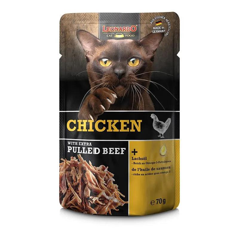Leonardo Chicken con extra pulled Beef