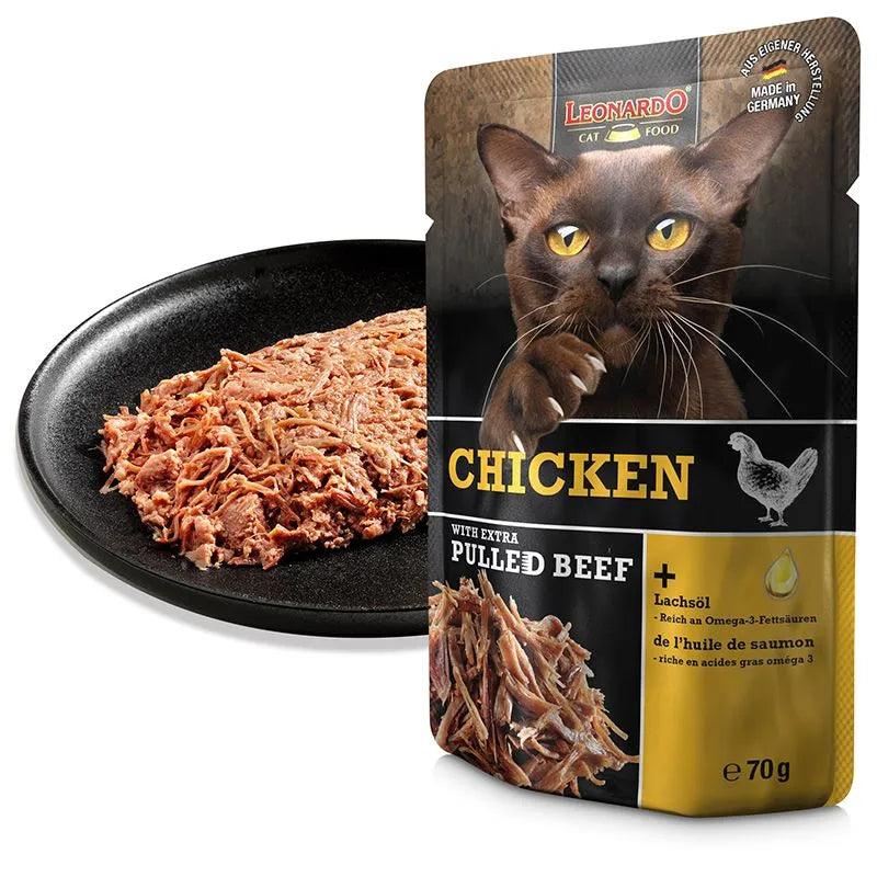Leonardo Chicken con extra pulled Beef