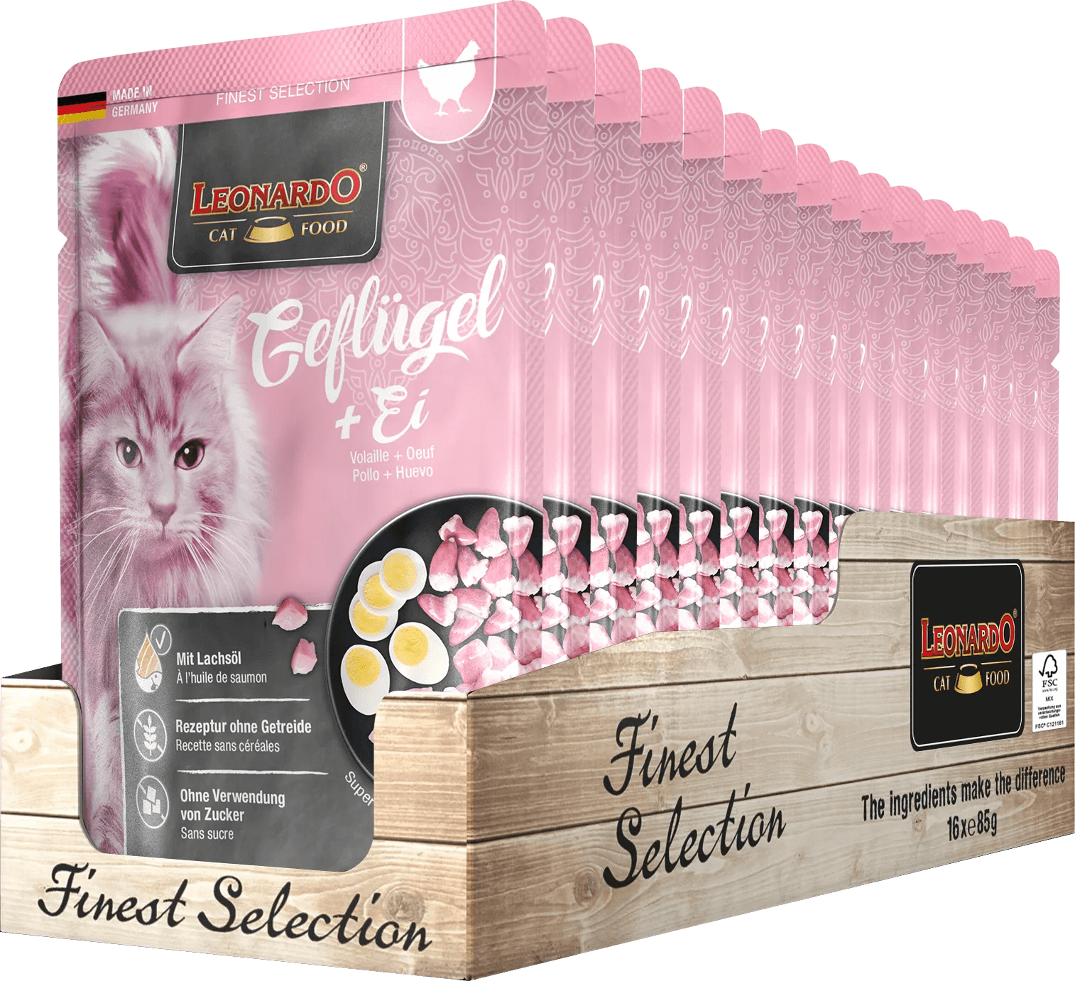 Leonardo Menu de pollo y huevo Finest Selection