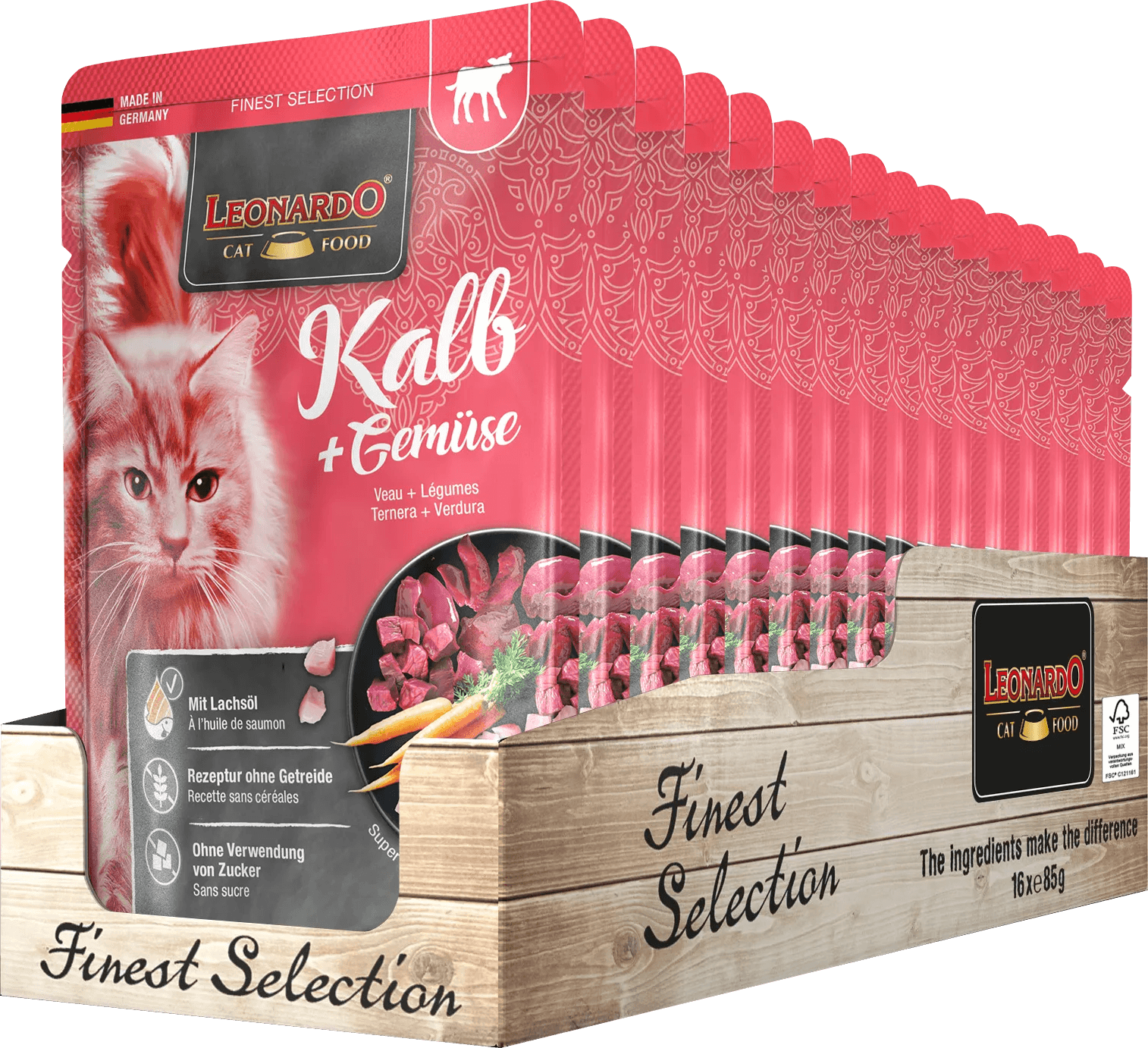 Leonardo Menu de ternera y verduras Finest Selection