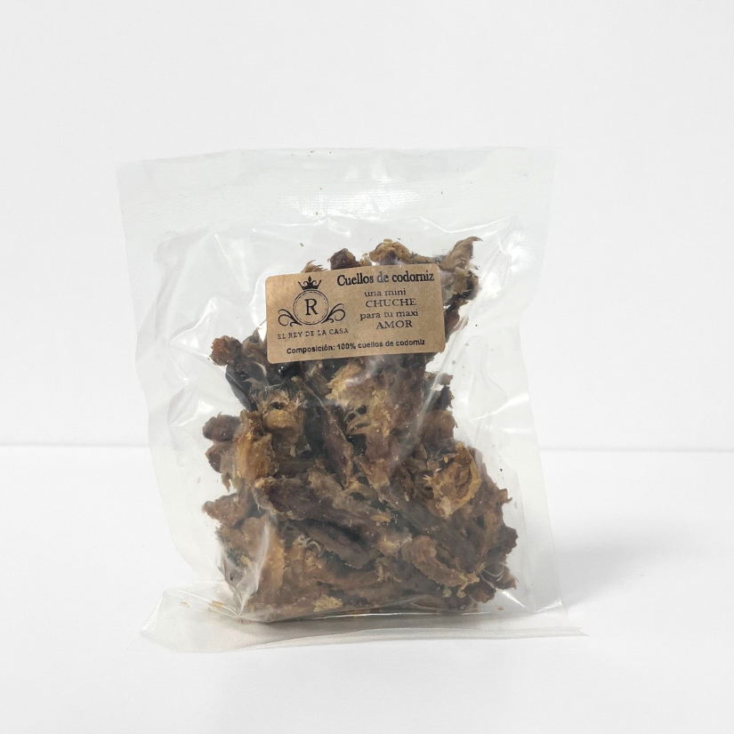 Cuellos de Codorniz deshidratados (100gr)