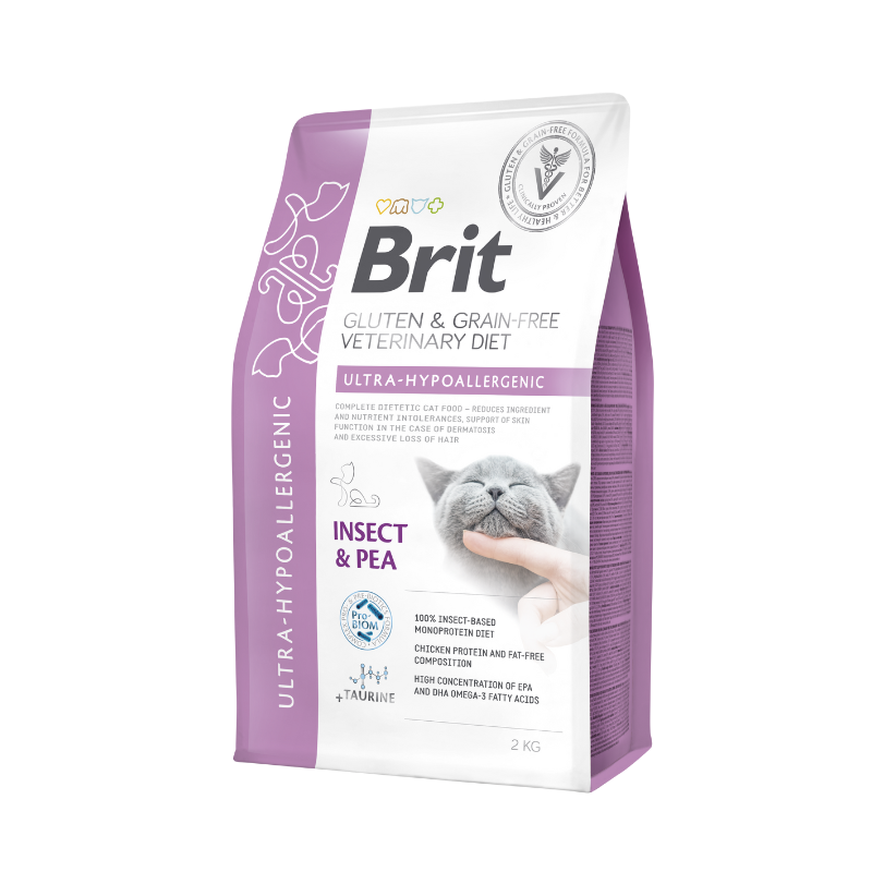 Brit SG DV Gato ULTRA-HIPOALERGÉNICO Insectos (2 kg)