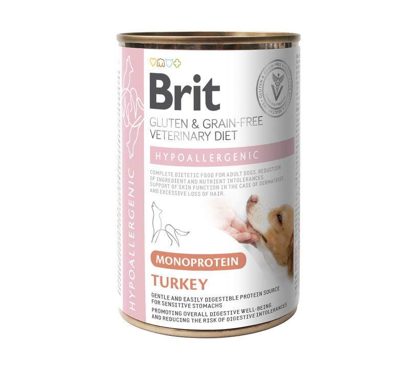 Brit HÚMEDO SG DV Perro HIPOALERGÉNICO Pavo (6 x 400 g)
