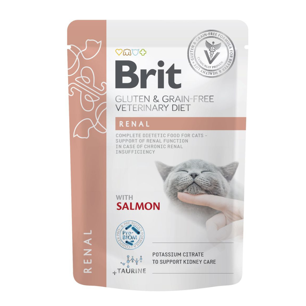 Brit SG DV Gato Salsa RENAL Salmón (12 x 85 g)