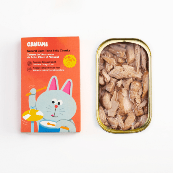 Canumi ventresca de atún al natural 120gr