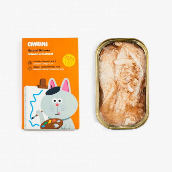 Canumi salmón al natural 120gr