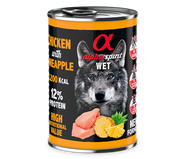 Alpha Spirit Perros Pollo Con Piña lata 6X400GR