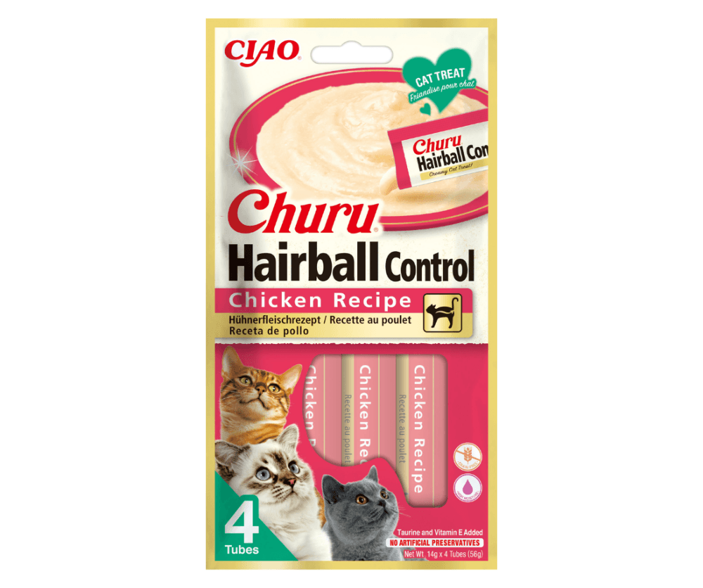 Churu Hairball Pollo 4x14gr