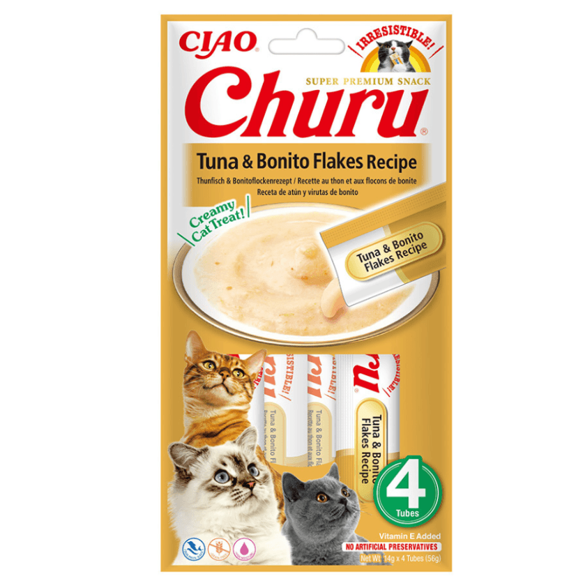Churu Atún con Bonito 4x14 gr