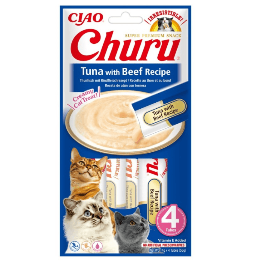 Churu Atún y Ternera 4x14 gr
